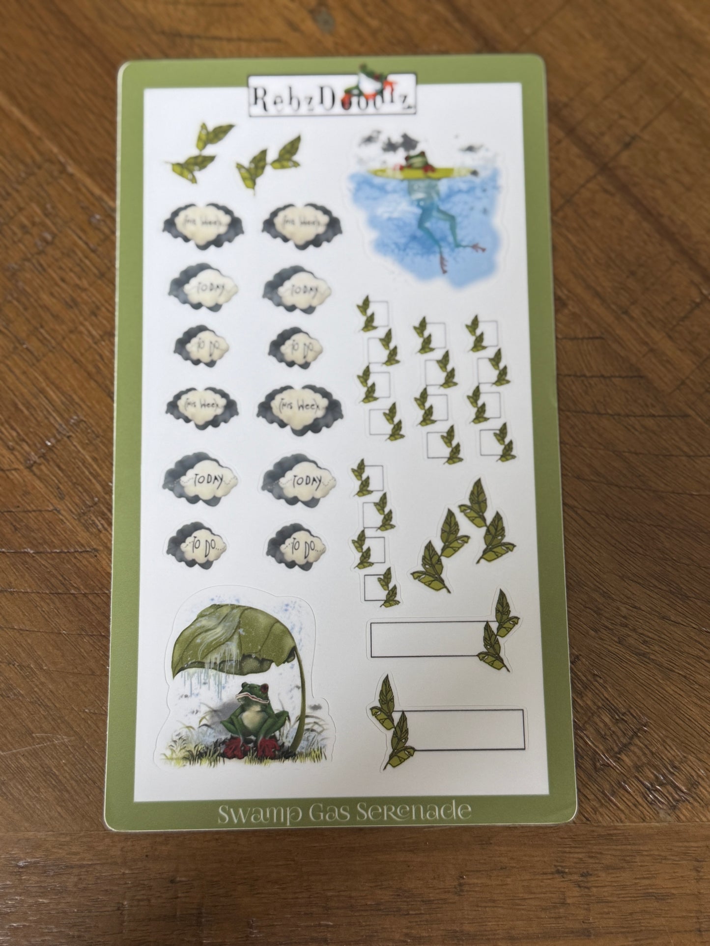 Farty McFroggerton Sticker Sets