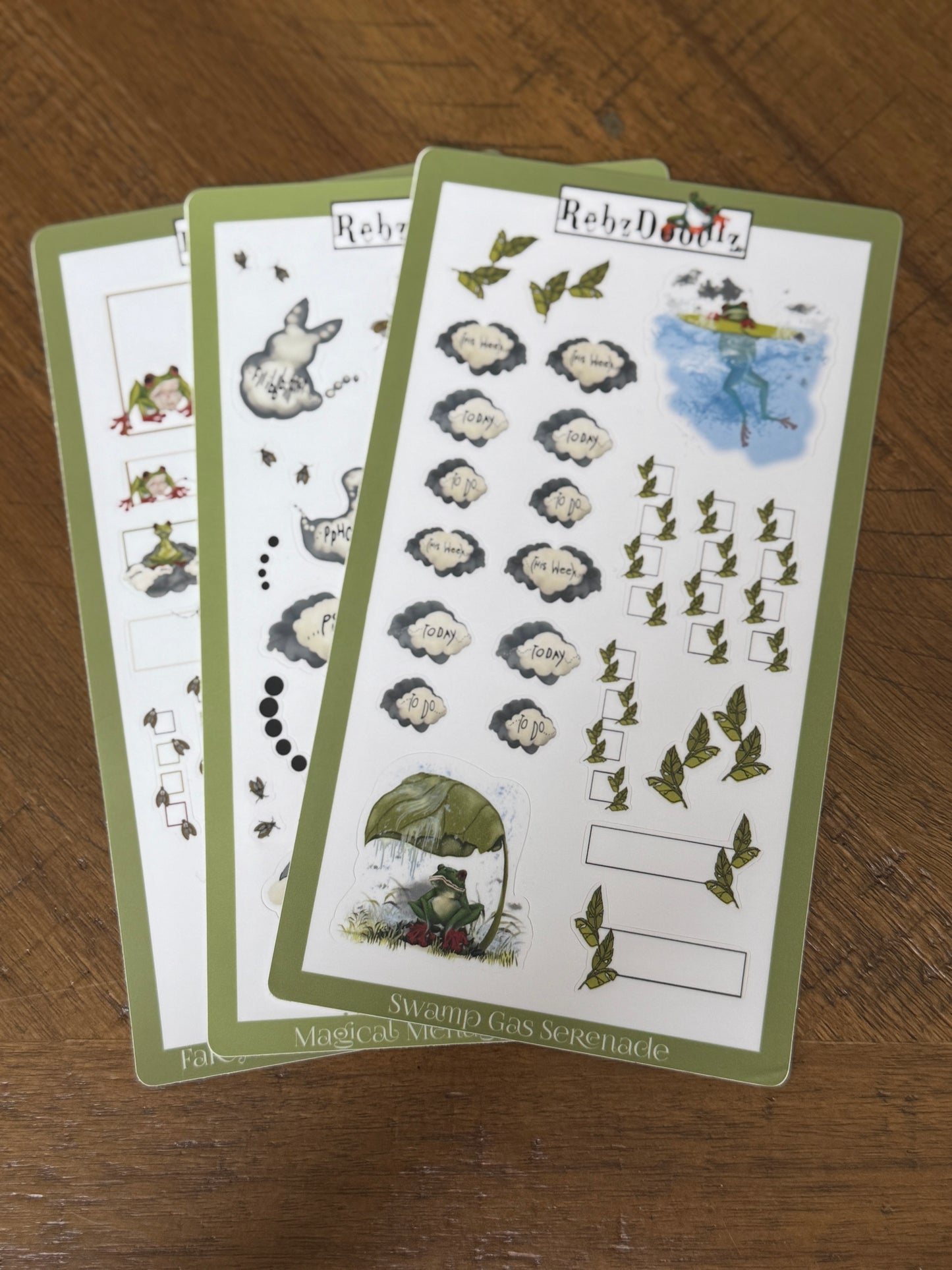 Farty McFroggerton Sticker Sets