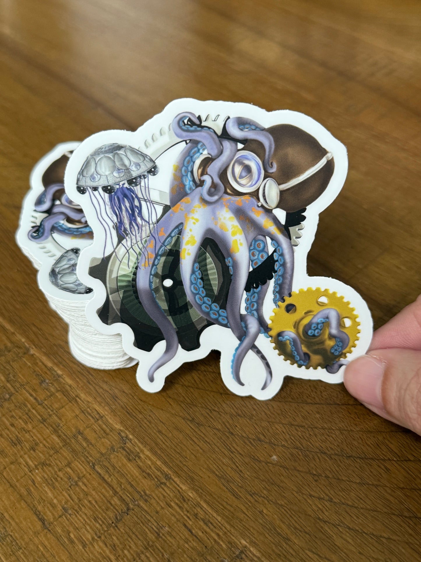 Iron Inky McCogsworth and Admiral Wobblecog