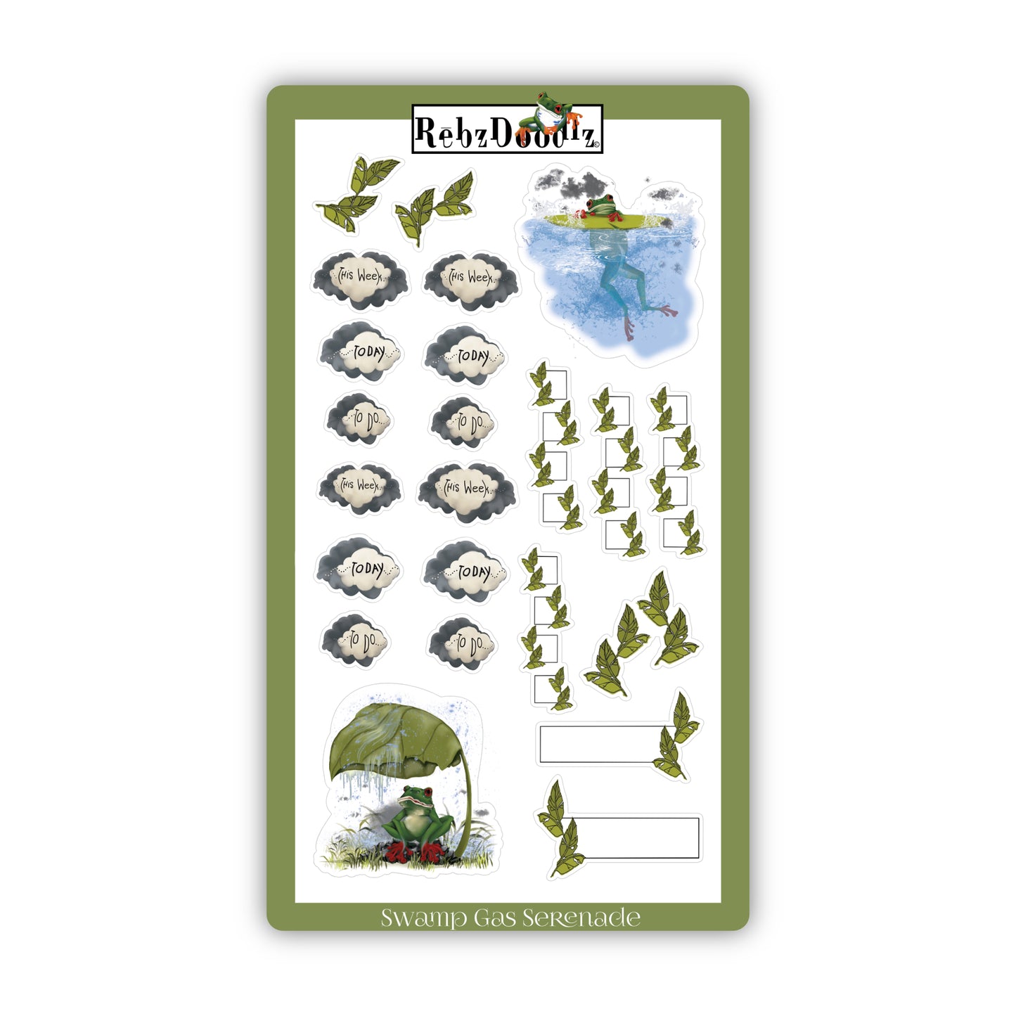 Farty McFroggerton Sticker Sets
