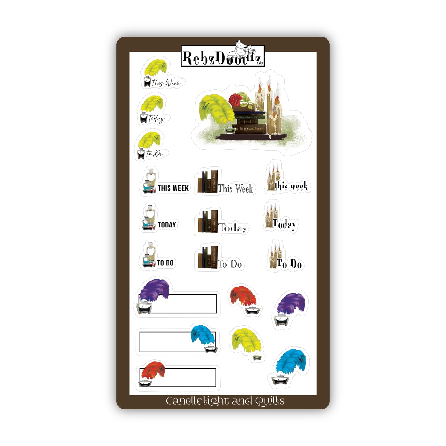 Writer's Den Sticker Sets