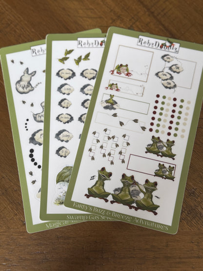Farty McFroggerton Sticker Sheets