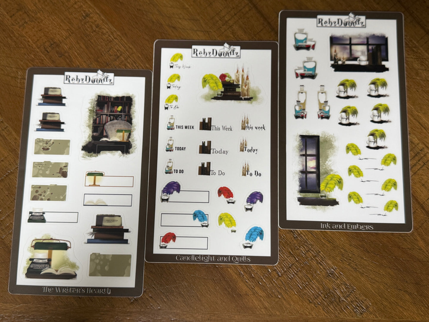 Writer's Den Sticker Sets