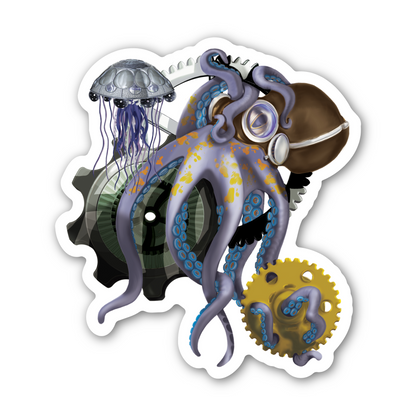 Iron Inky McCogsworth and Admiral Wobblecog